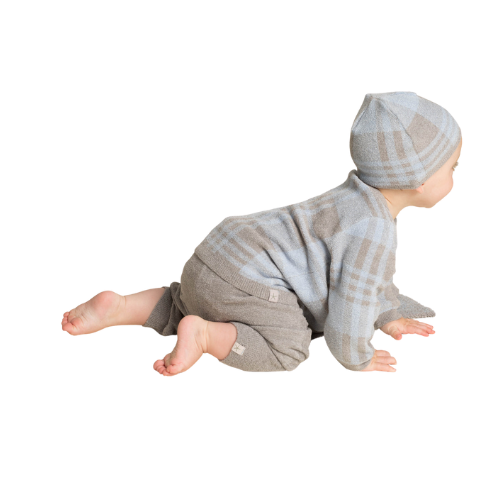 CozyChic Ultra Lite Plaid Baby Bundle - Sky/Dove Grey - Twinkle Twinkle Little One