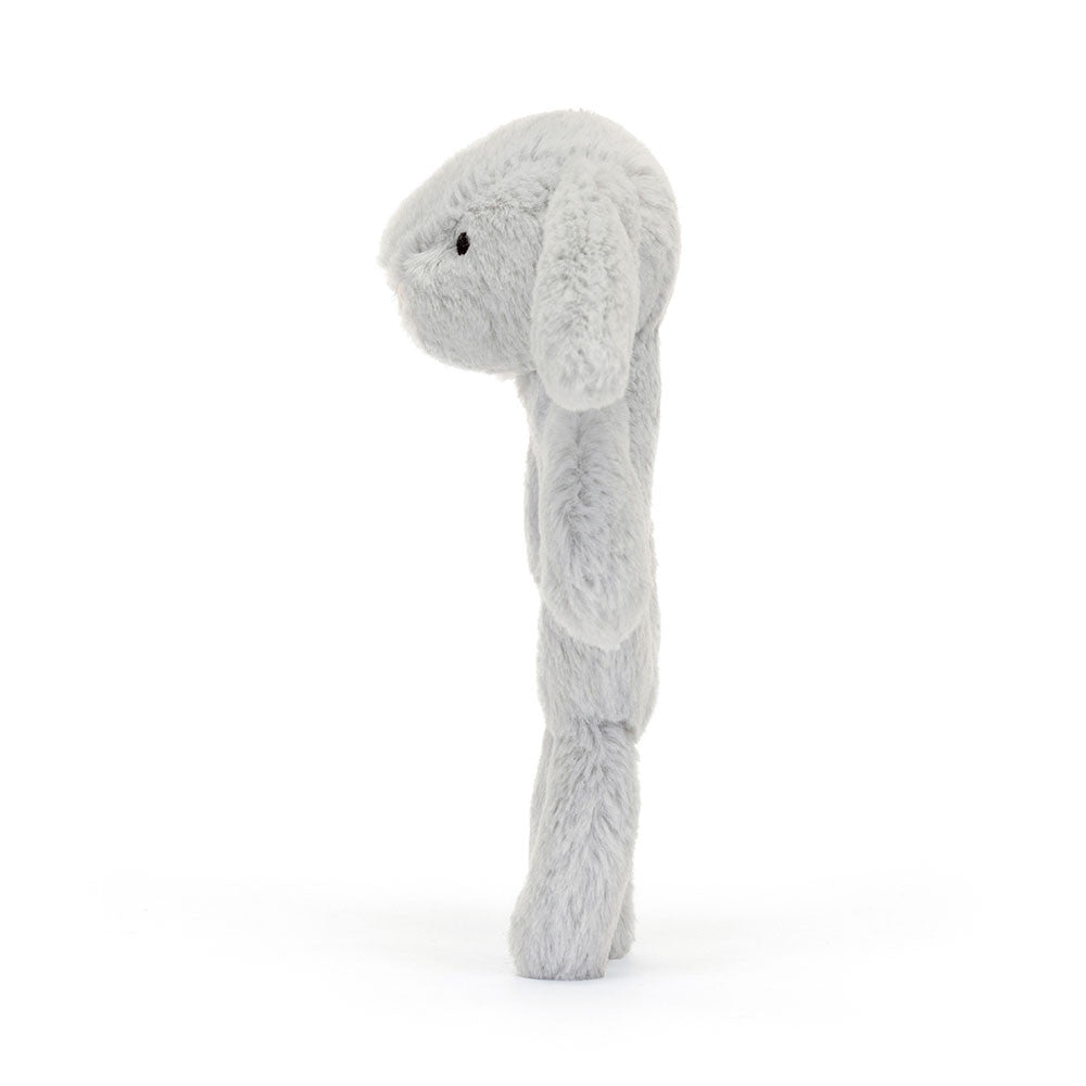 Bashful Silver (Grey) Bunny Ring Rattle - Twinkle Twinkle Little One