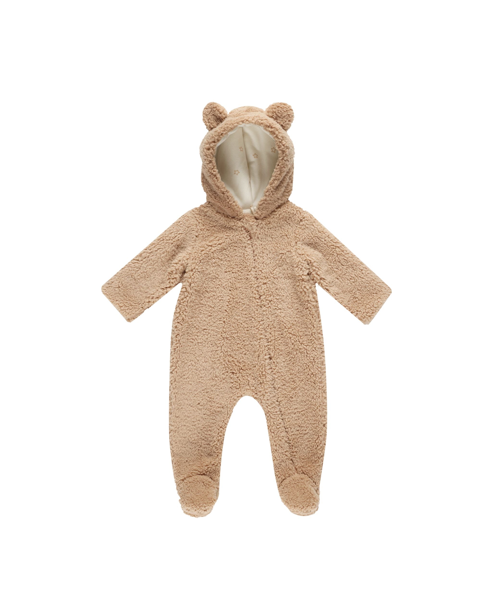 Bear Jumpsuit - Beige - Twinkle Twinkle Little One