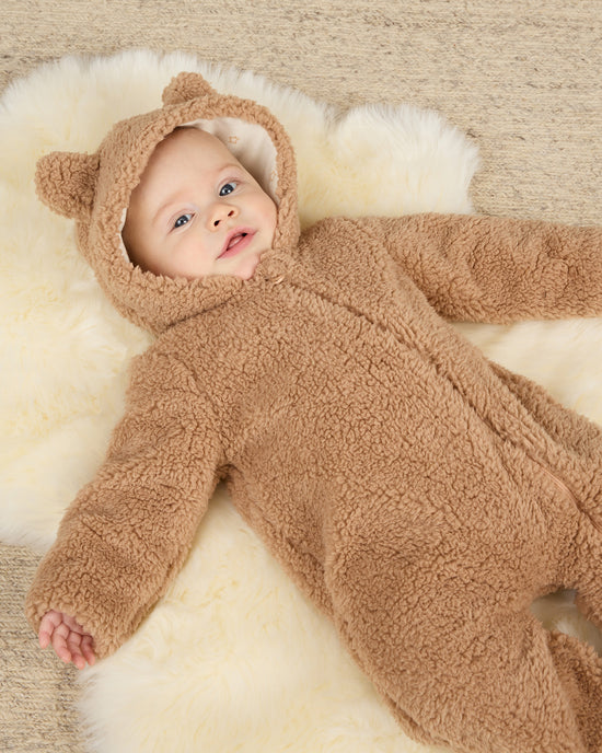 Bear Jumpsuit - Beige - Twinkle Twinkle Little One