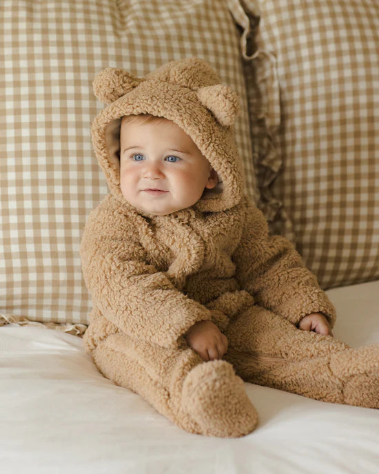 Bear Jumpsuit - Beige - Twinkle Twinkle Little One