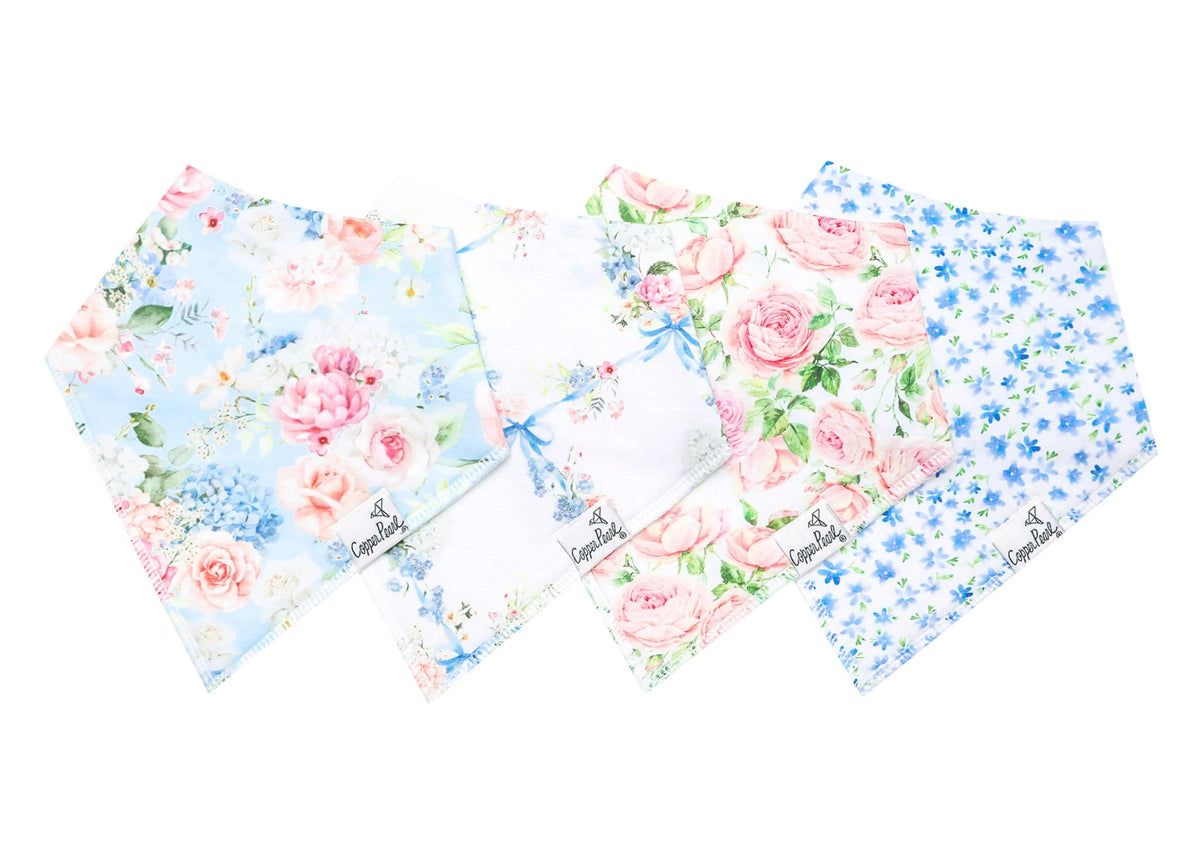 Genevieve Bandana Bib Set (4-Pack)