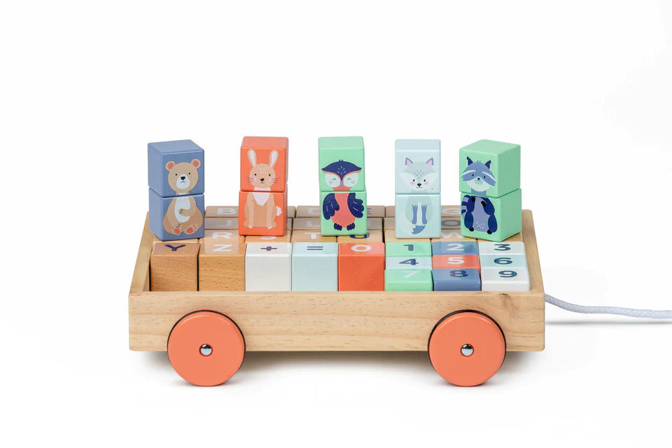 Blocks Pull Wagon - Twinkle Twinkle Little One