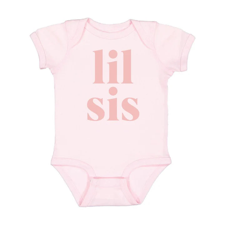 Lil Sis Short Sleeve Bodysuit - Ballet - Twinkle Twinkle Little One