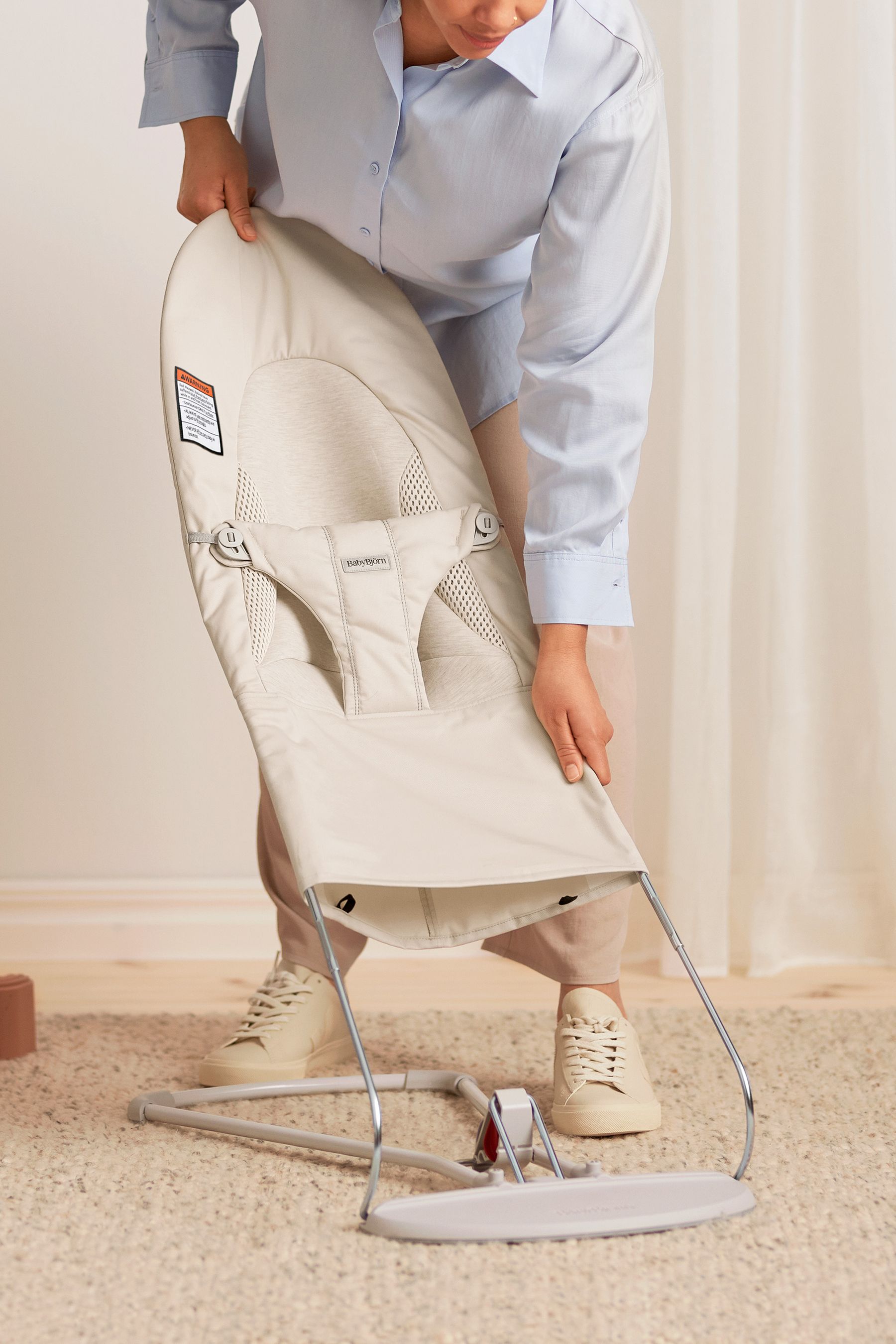 BabyBjorn Bouncer Balance Soft Cotton/Jersey - Tri-Fabric - Twinkle Twinkle Little One