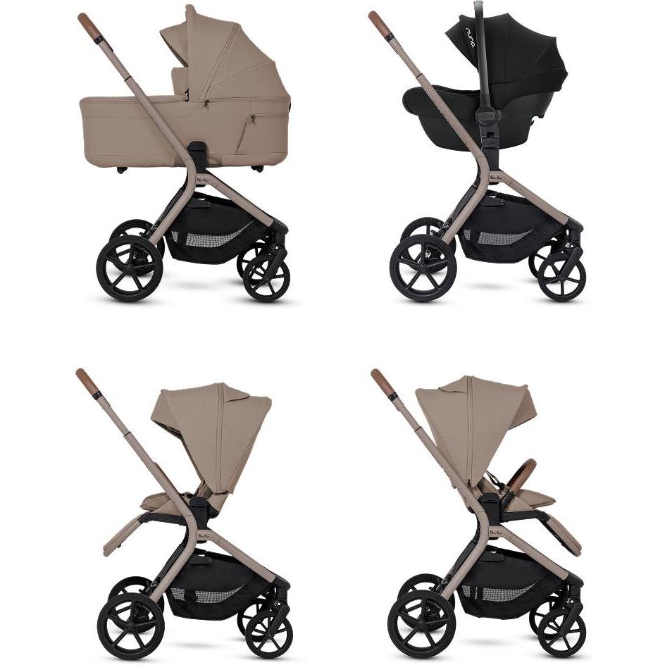 Silver Cross Breez Compact Stroller + Folding Bassinet Bundle