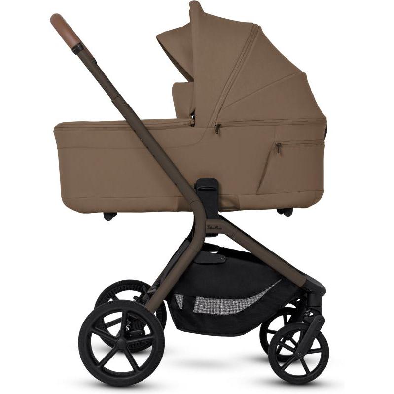 Silver Cross Breez Compact Stroller + Folding Bassinet Bundle