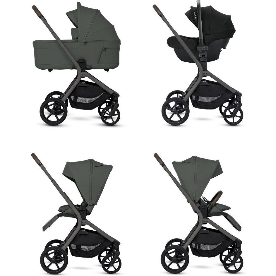 Silver Cross Breez Compact Stroller + Folding Bassinet Bundle