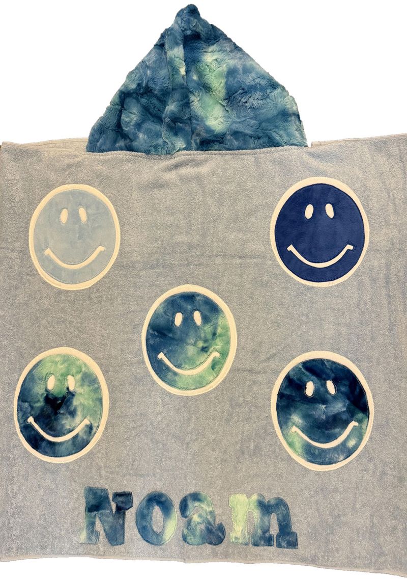 Breezy Smiles Boy Hooded Towel