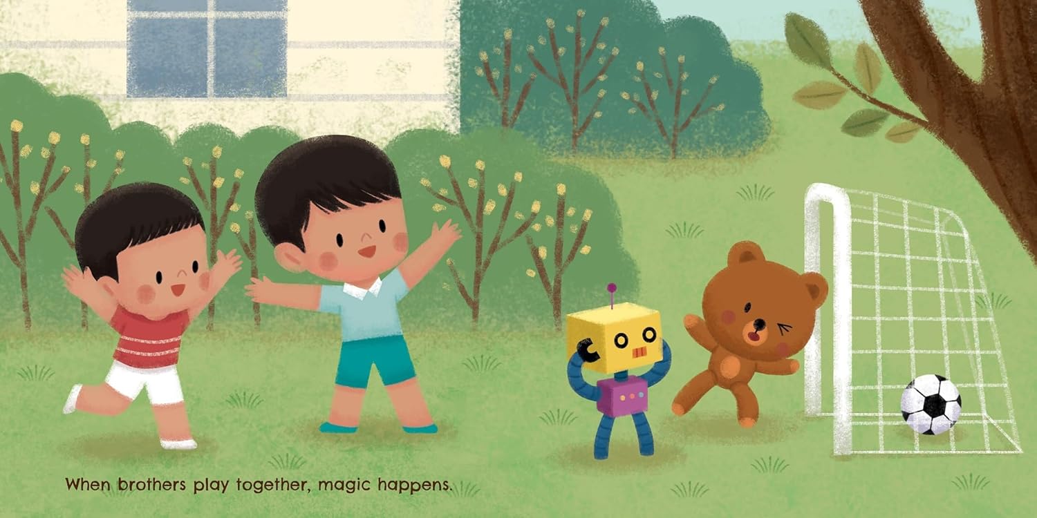 Brothers Are Brothers Forever: A Board Book about Sibling Love - Twinkle Twinkle Little One