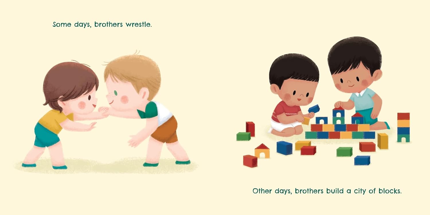 Brothers Are Brothers Forever: A Board Book about Sibling Love - Twinkle Twinkle Little One