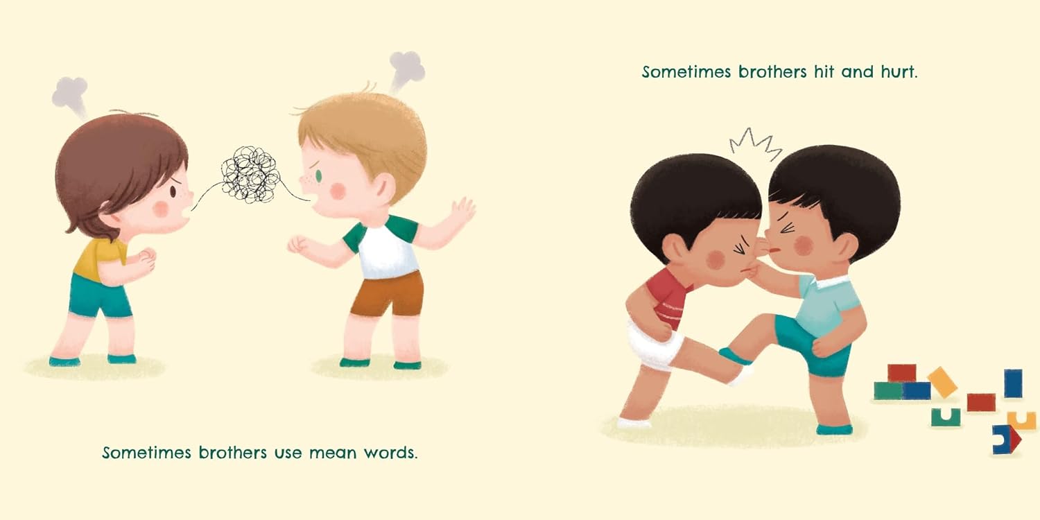 Brothers Are Brothers Forever: A Board Book about Sibling Love - Twinkle Twinkle Little One