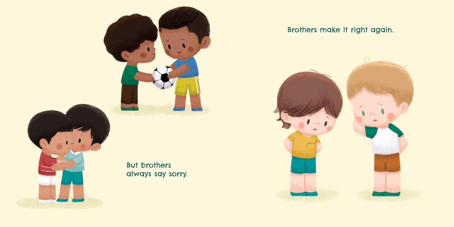 Brothers Are Brothers Forever: A Board Book about Sibling Love - Twinkle Twinkle Little One
