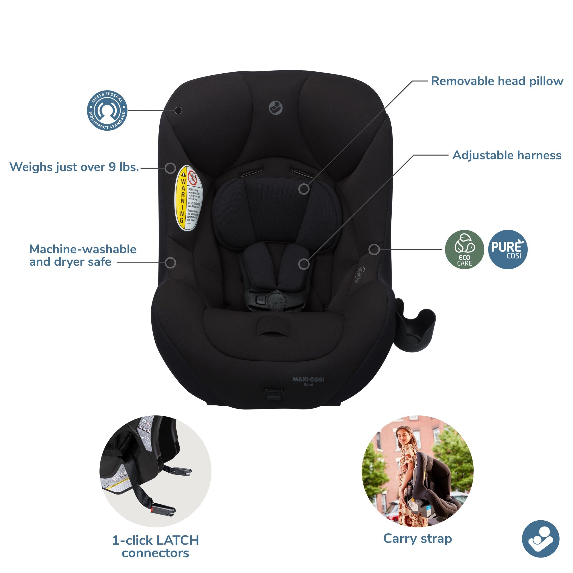 Maxi-Cosi Romi 2-in-1 Convertible Car Seat - Twinkle Twinkle Little One
