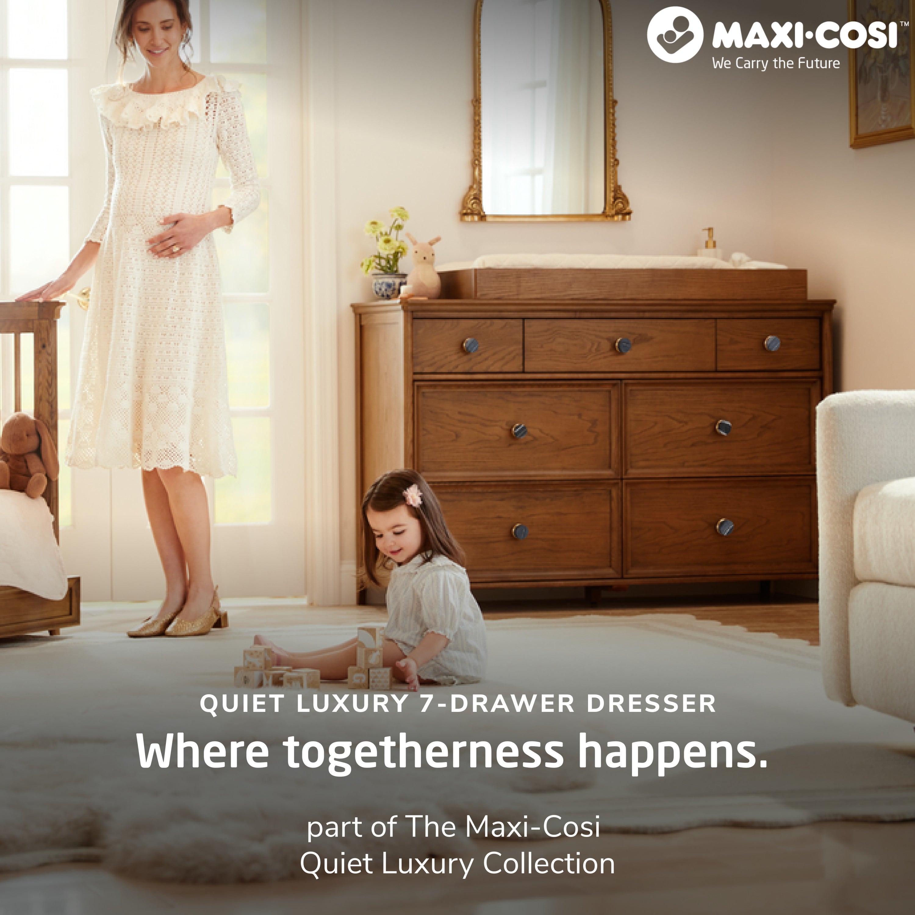 Maxi-Cosi Nursery Quiet Luxury 7-Drawer Dresser