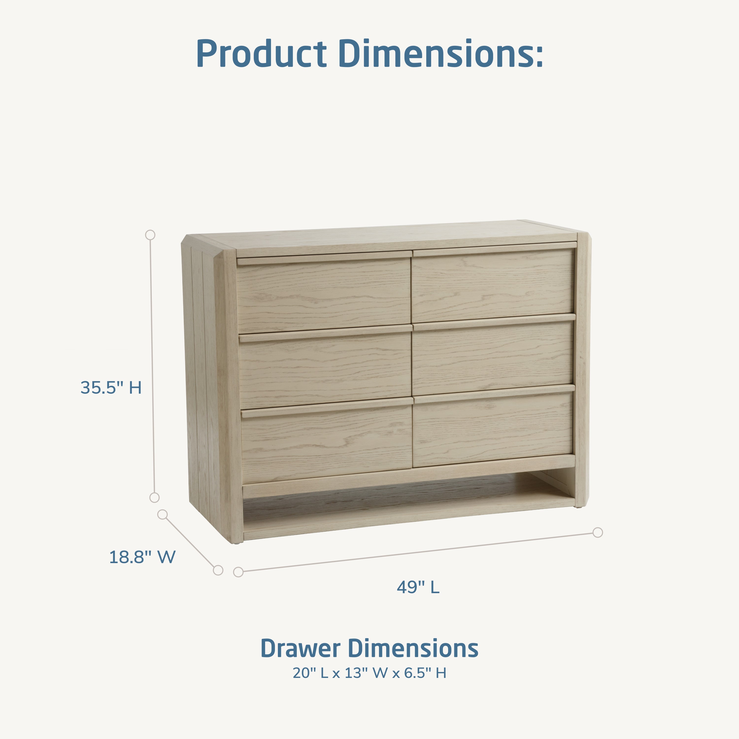 Maxi-Cosi Nursery NorCal 6-Drawer Dresser