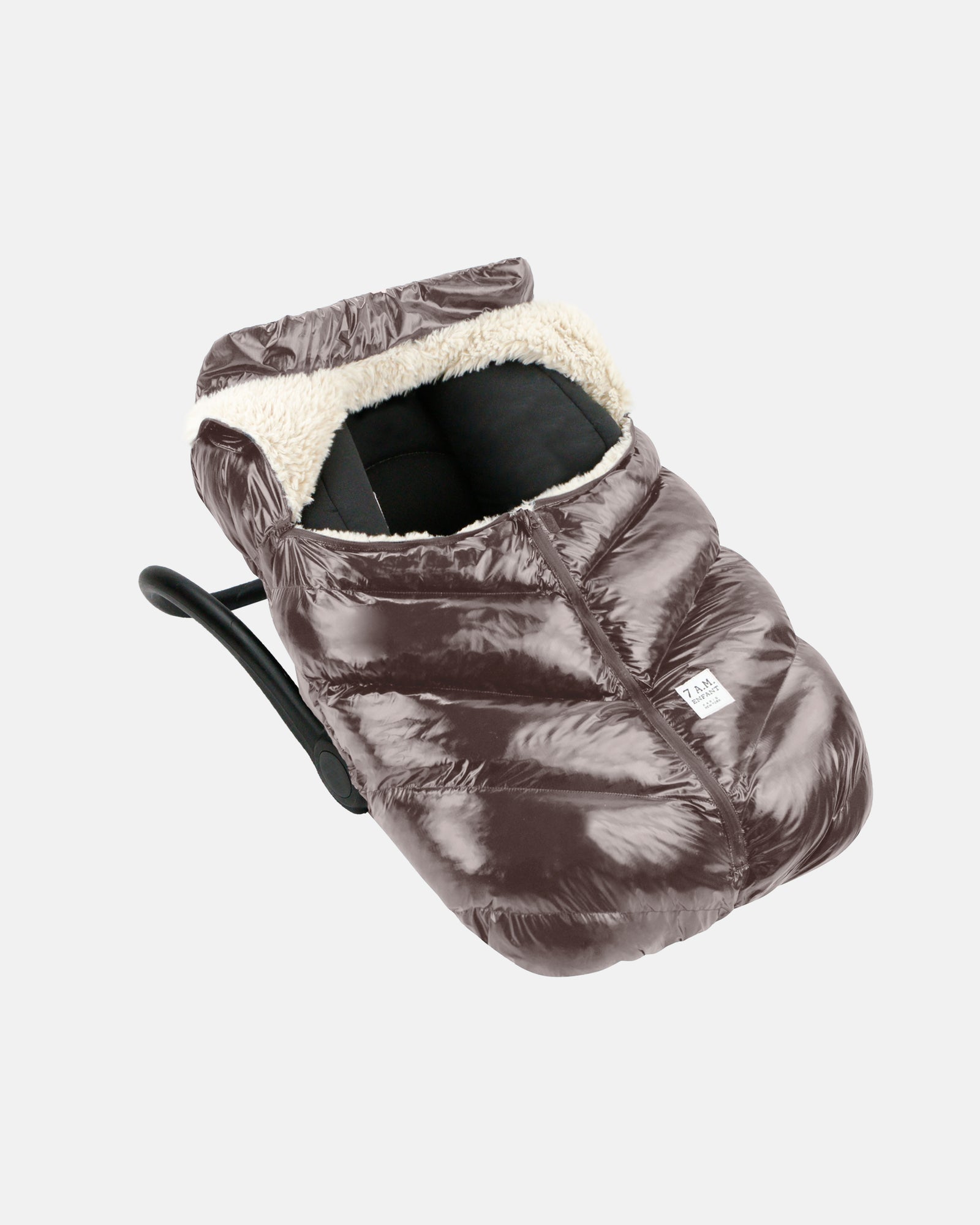 7 A.M. Enfant Car Seat Cocoon - Brown Polar - Twinkle Twinkle Little One