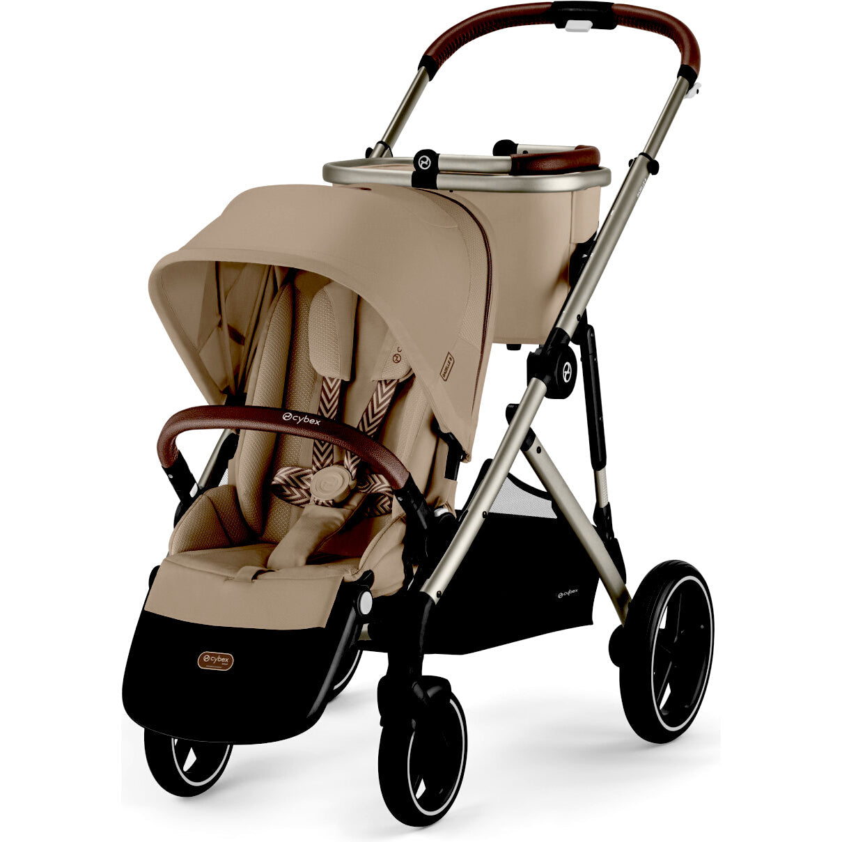 cybex e gazelle s release date Cybex Gazelle S Stroller Almond Beige / Taupe Frame