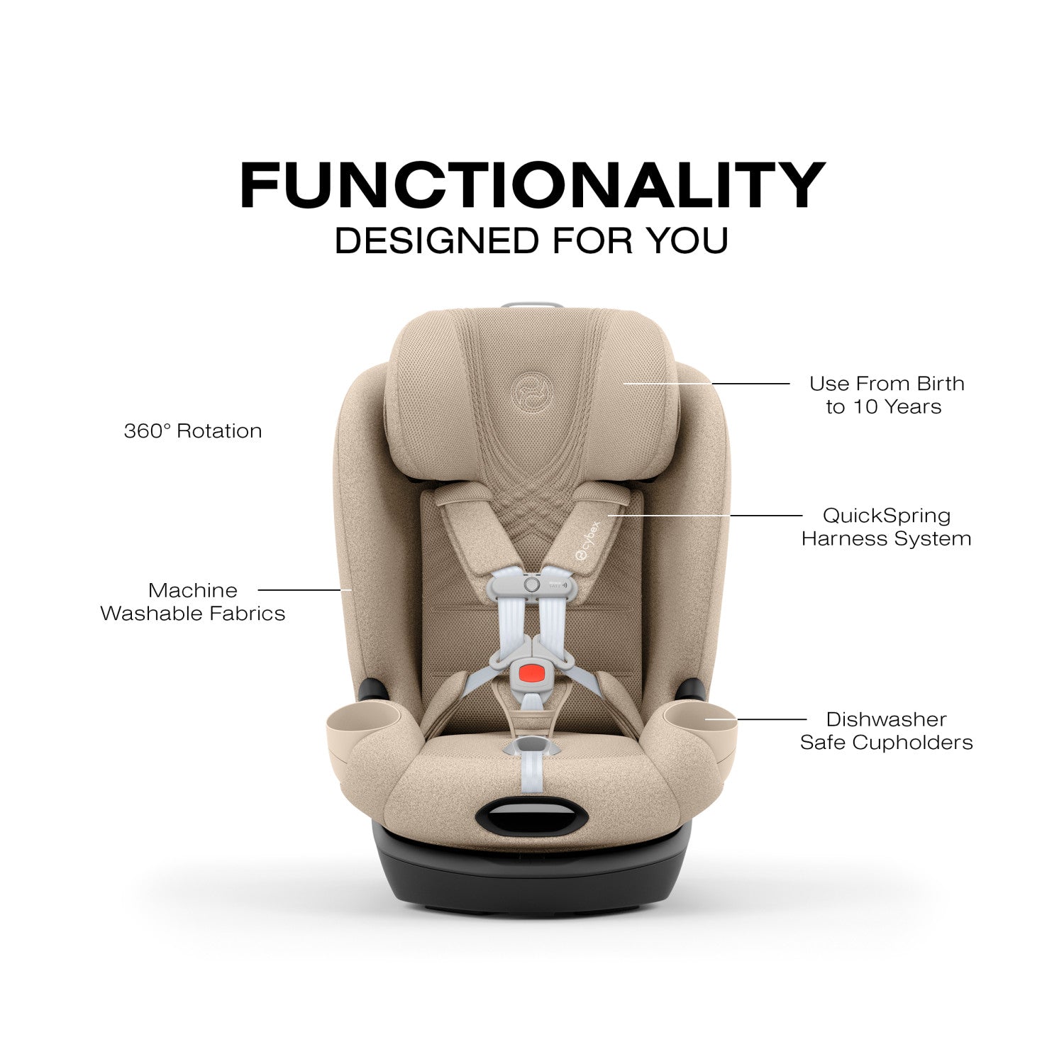 Cybex Callisto T 360 Rotating All-in-One Convertible Car Seat