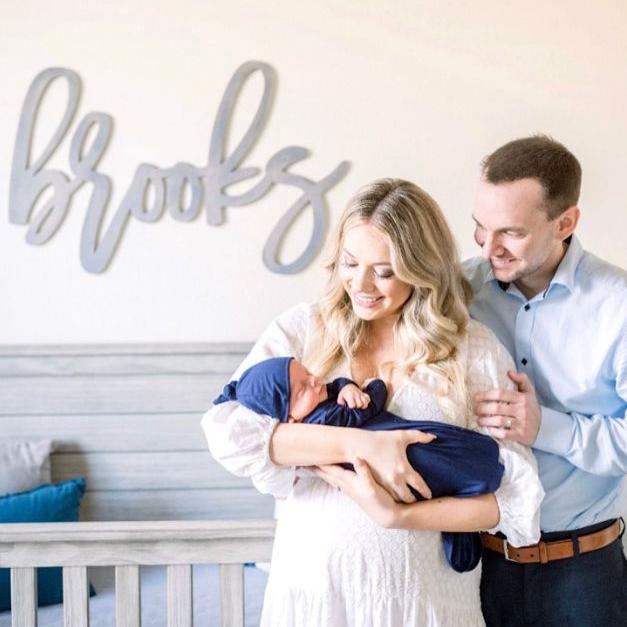 Sugar + Maple Personalized Wood Name Sign - Twinkle Twinkle Little One