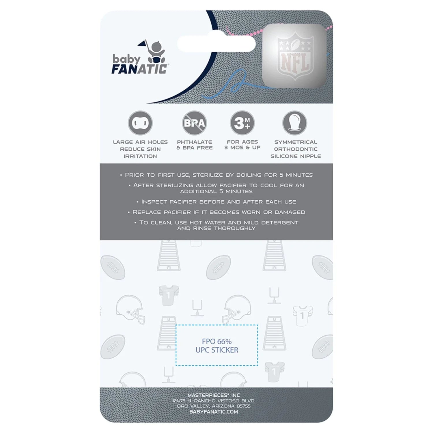 Chicago Bears - Pacifier 2-Pack - Twinkle Twinkle Little One