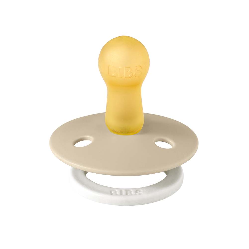 BIBS Colour 2 PACK Blush GLOW/Vanilla GLOW Pacifier 2 Pack - Twinkle Twinkle Little One