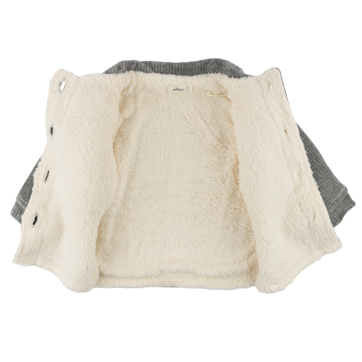 Corduroy Shacket Jacket - Heather Gray - Twinkle Twinkle Little One