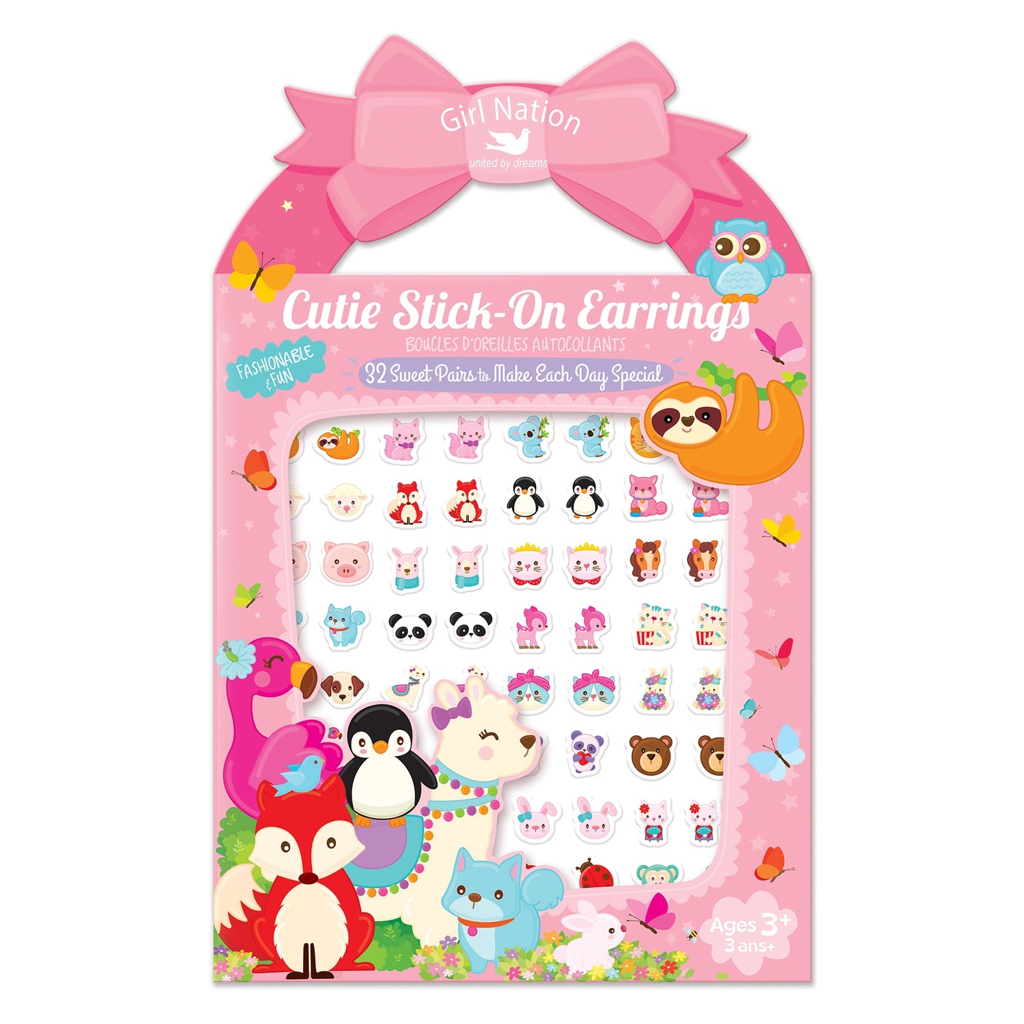 Cutie Stick-On Earrings - Animal Friends - Twinkle Twinkle Little One