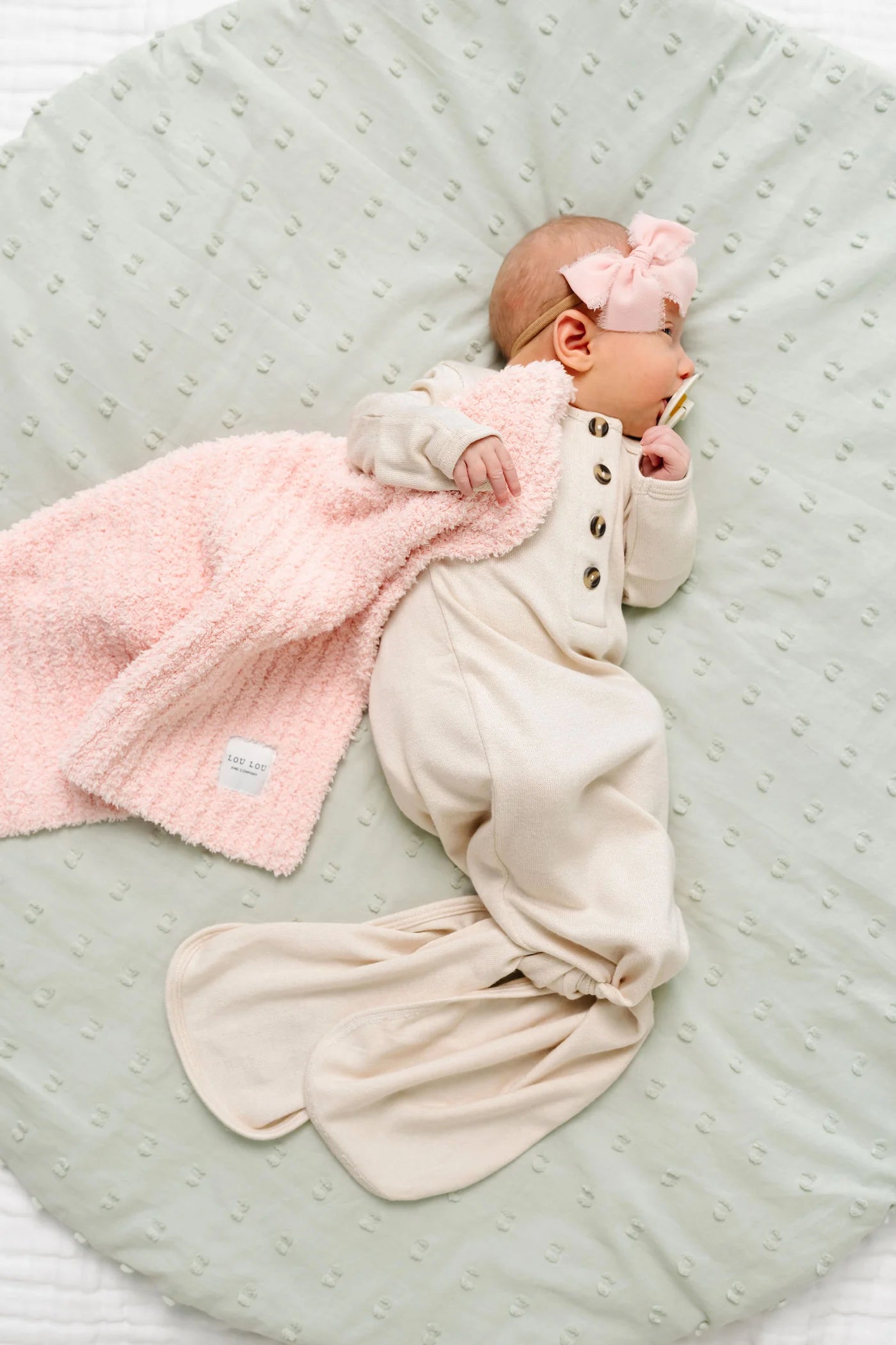 Lou Lou & Company Dakota Plush Knotted Gown