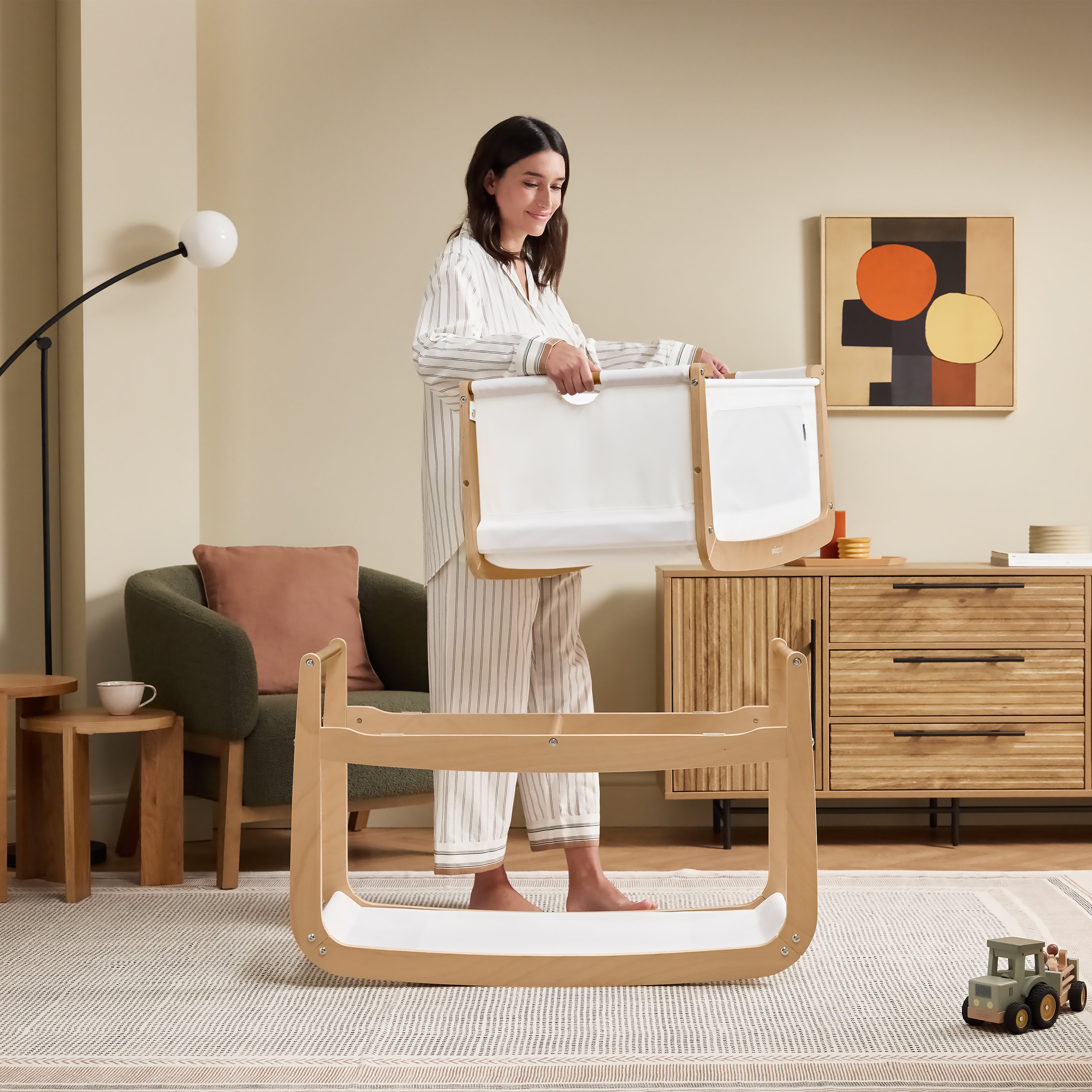 SnüzPod5 Bedside Bassinet - Twinkle Twinkle Little One