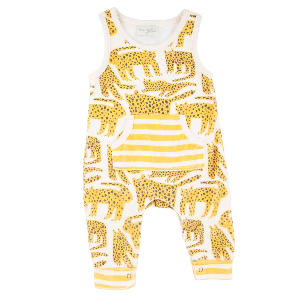 Brown Cheetah Print Romper main image 1