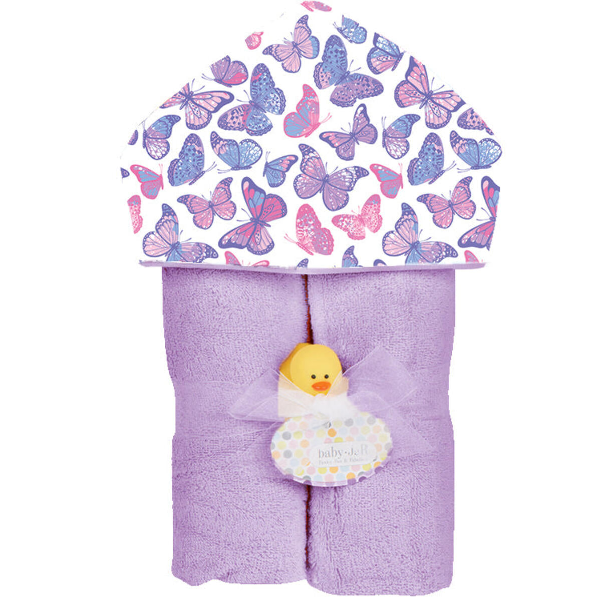 Butterflies Plush Deluxe Hooded Towel - Twinkle Twinkle Little One