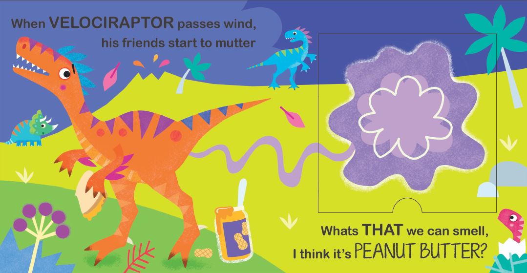 Scratch ‘n’ Sniff Fart Book – Dino Farts - Twinkle Twinkle Little One