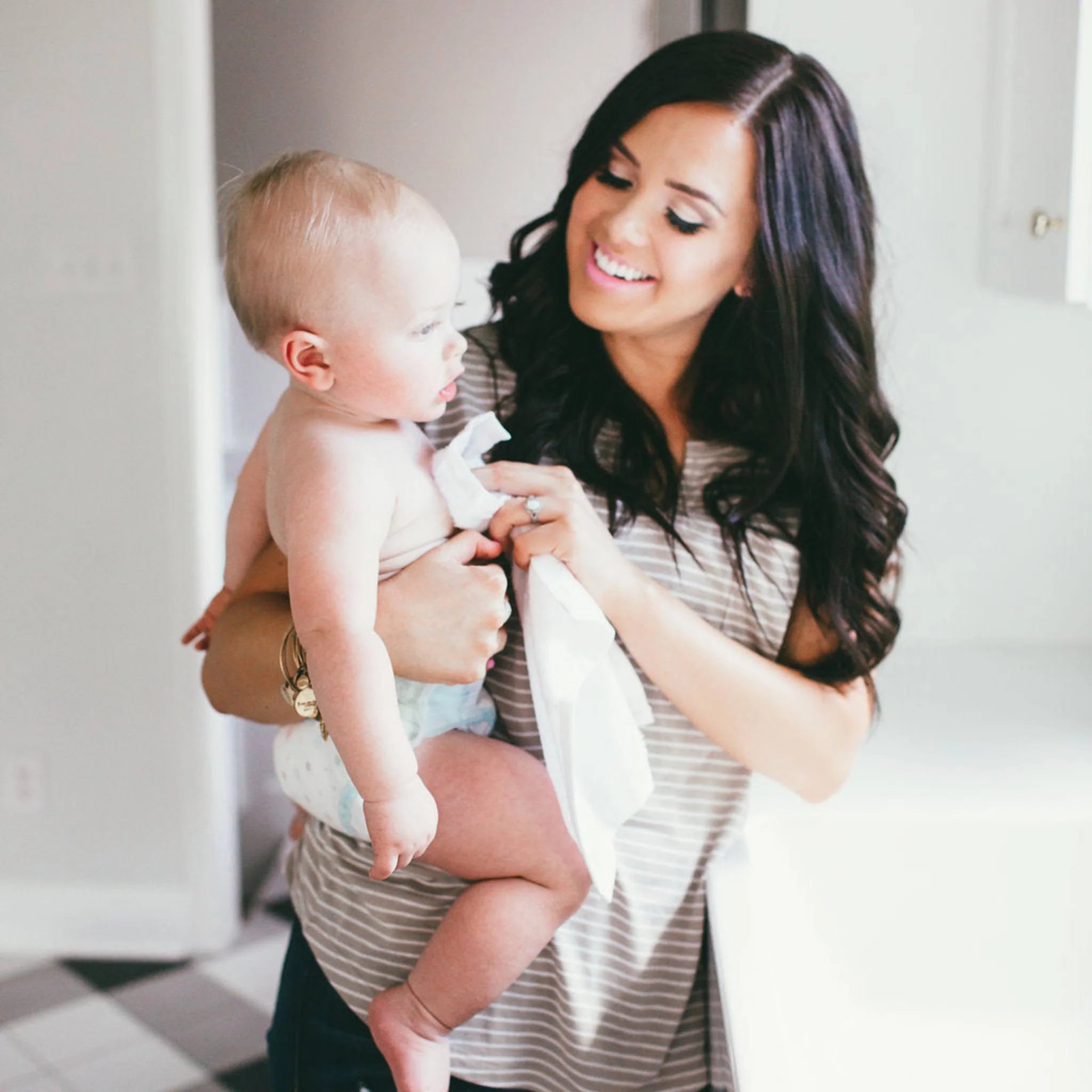 Ultra Soft 6 Pack Washcloths - Dove - Twinkle Twinkle Little One