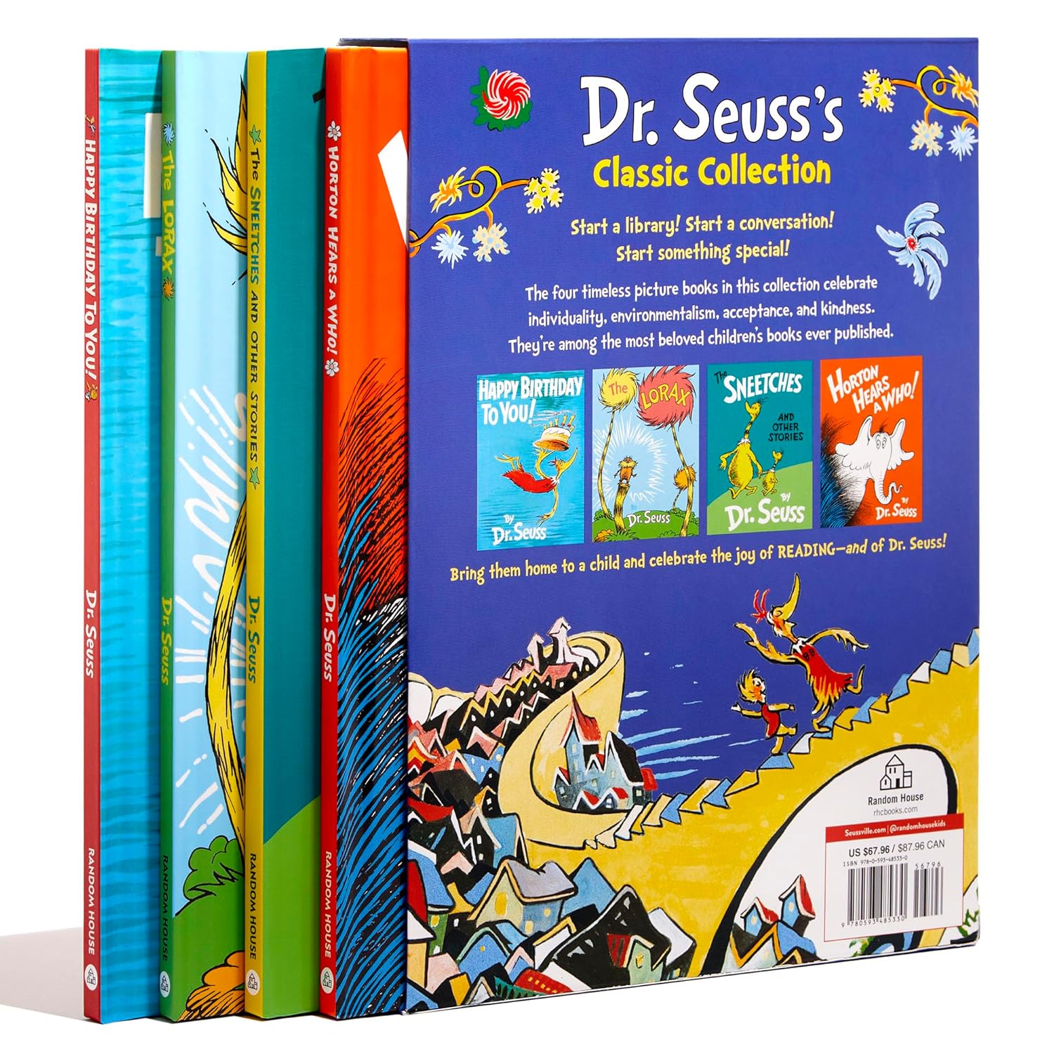Dr. Seuss's Classic 4-Book Boxed Set Collection: Happy Birthday to You!; Horton Hears a Who!; The Lorax; The Sneetches and Other Stories - Twinkle Twinkle Little One