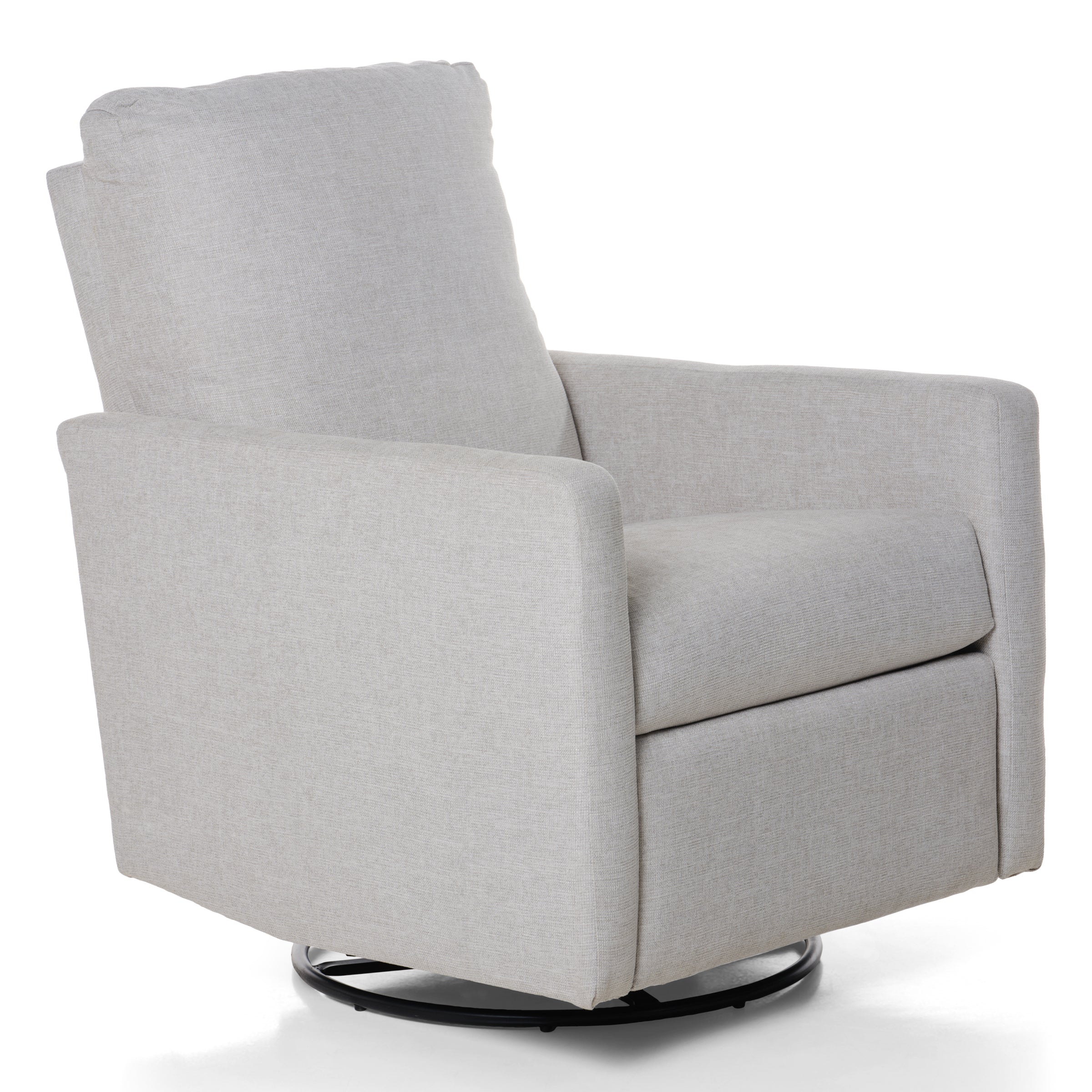Oilo Drew Recliner + Swivel Nursery Glider