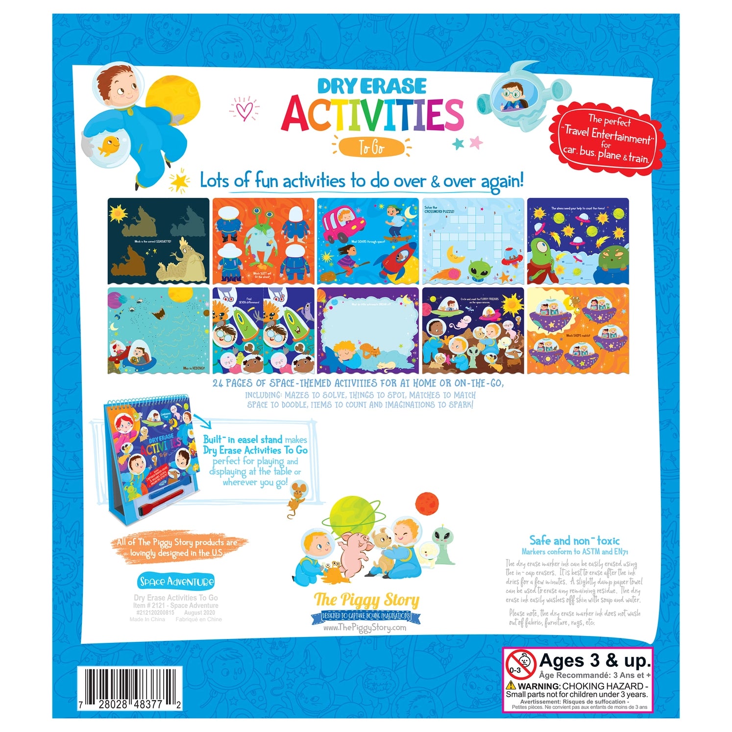 Dry Erase Activities To Go- Space Adventure - Twinkle Twinkle Little One