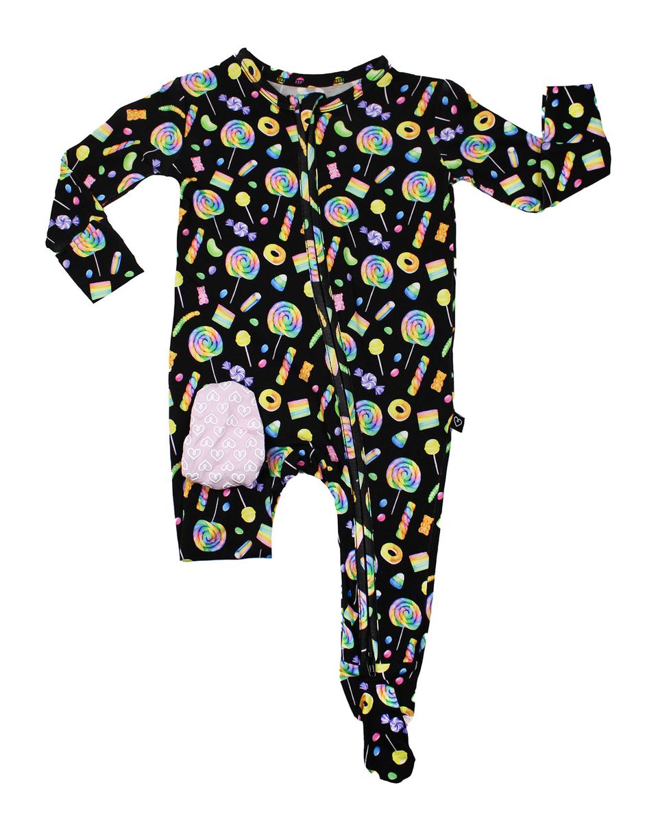 Ella Ruffled Zippered Footie - Twinkle Twinkle Little One