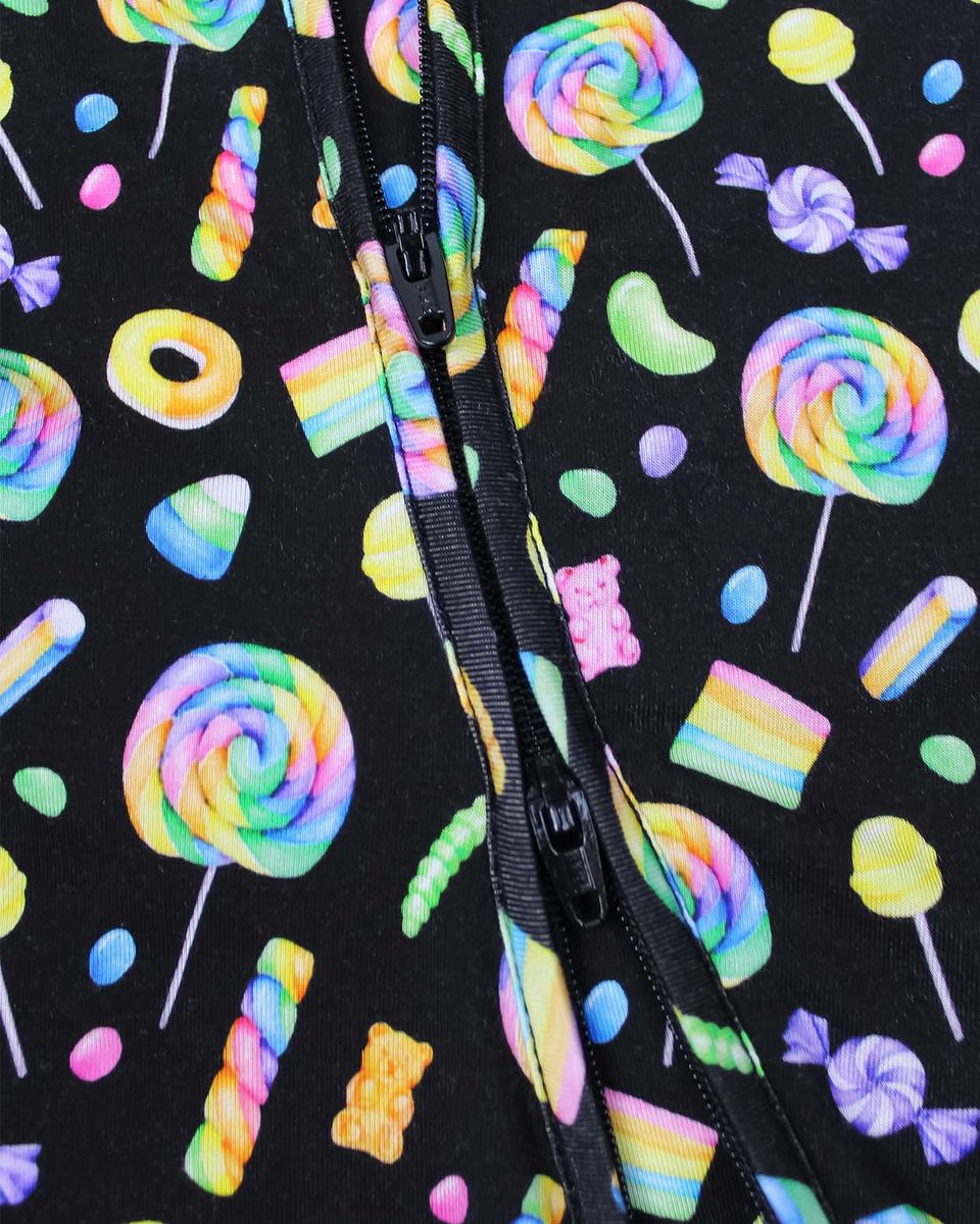 Ella Ruffled Zippered Footie - Twinkle Twinkle Little One