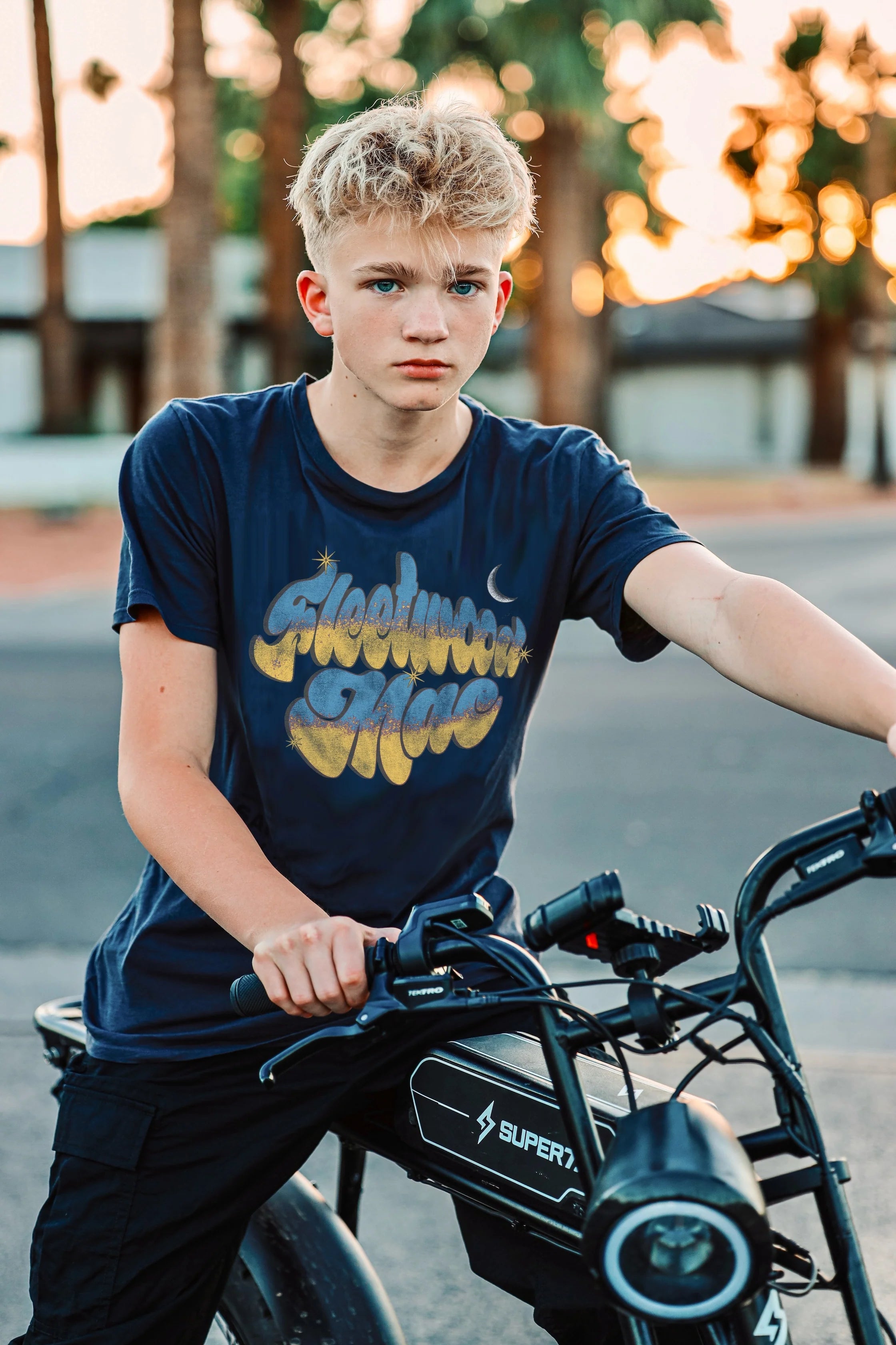 Fleetwood Mac Moonlight Onesie - Vintage Black - Twinkle Twinkle Little One