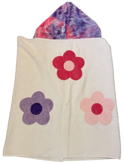 Flower Power Hooded Towel