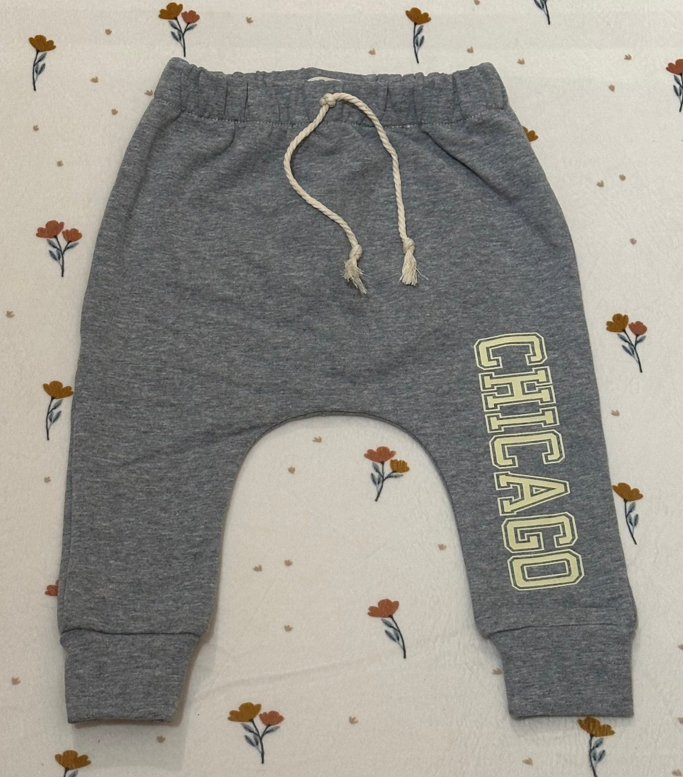 Grey Chicago Classic Joggers - Twinkle Twinkle Little One