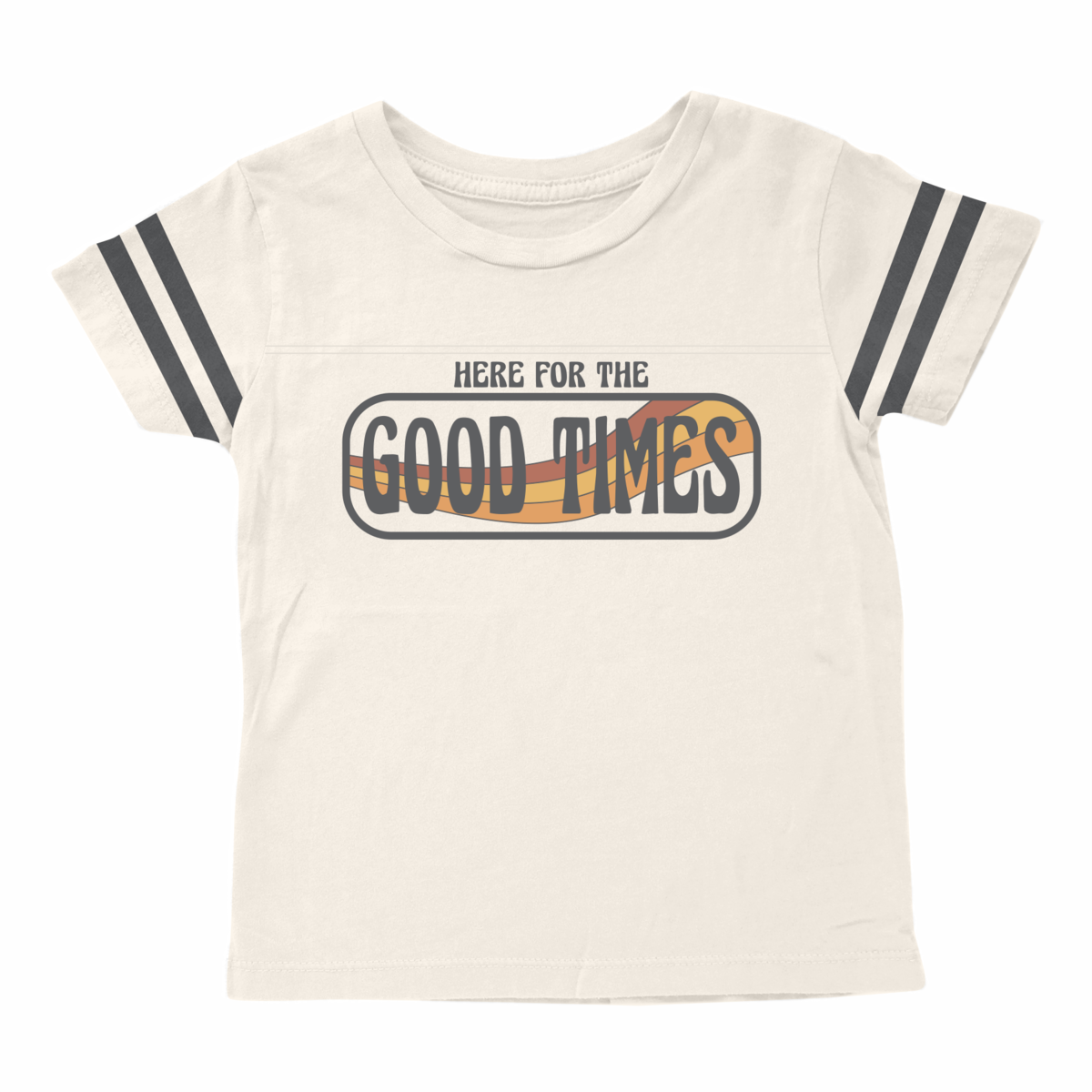 Tiny Whales Good Times Football T-Shirt - Twinkle Twinkle Little One