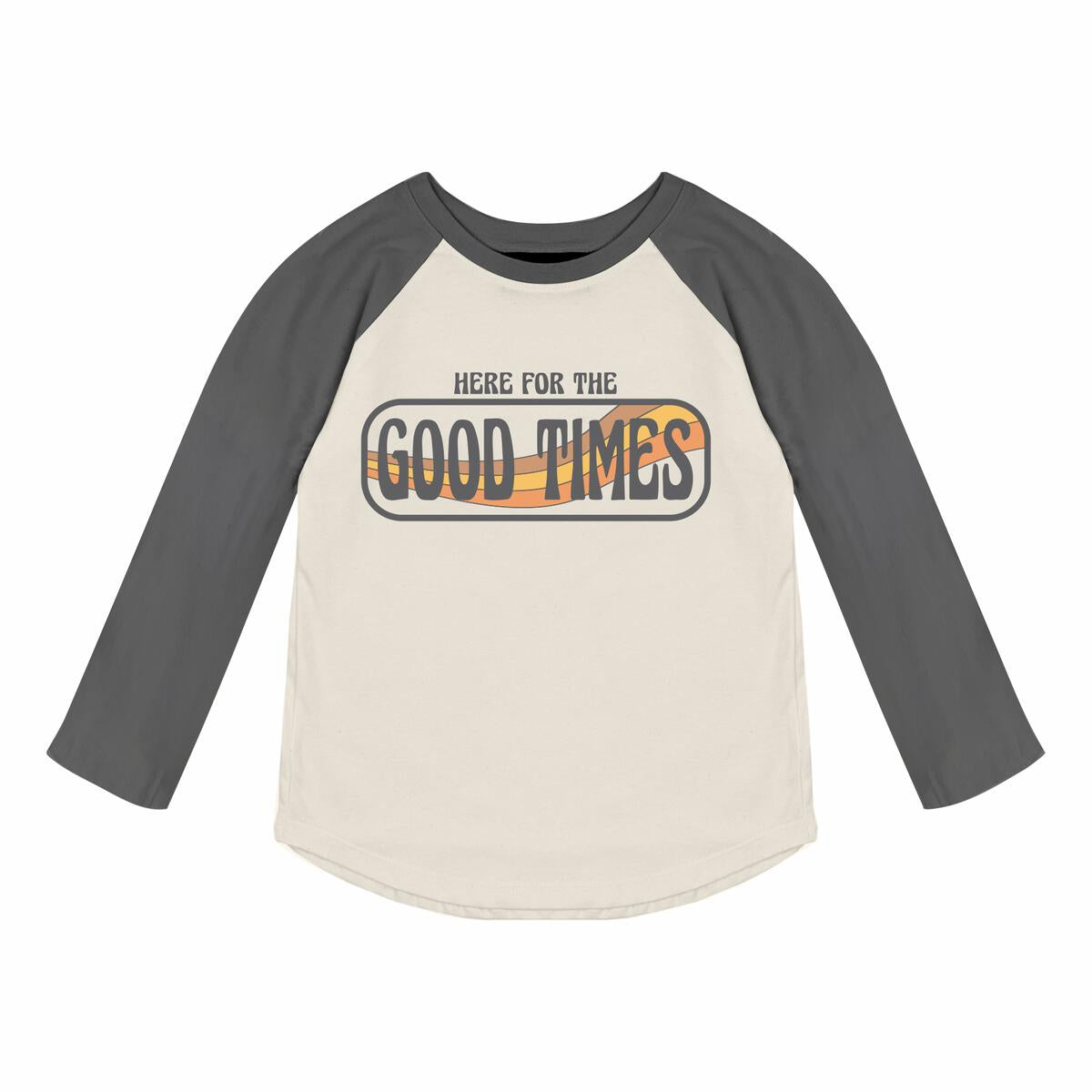 Toddler Girls Good Vibes Baseball Jersey, White, Size 2T | Rainbow Shops