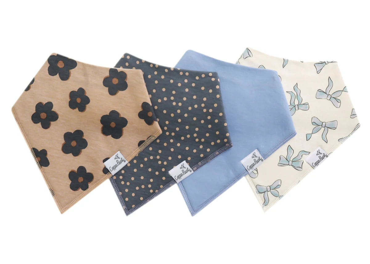 Gemma Bandana Bib Set (4-Pack) - Twinkle Twinkle Little One