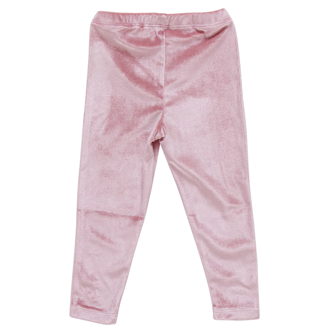 Girls Velour Sweatshirt & Legging Set - Mauve - Twinkle Twinkle Little One
