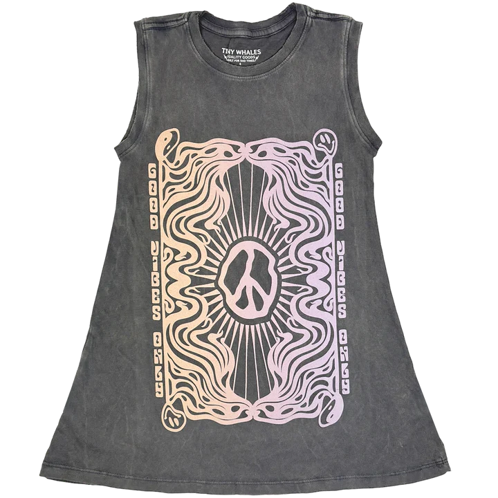 Good Vibes Only Muscle Tank Dress - Twinkle Twinkle Little One