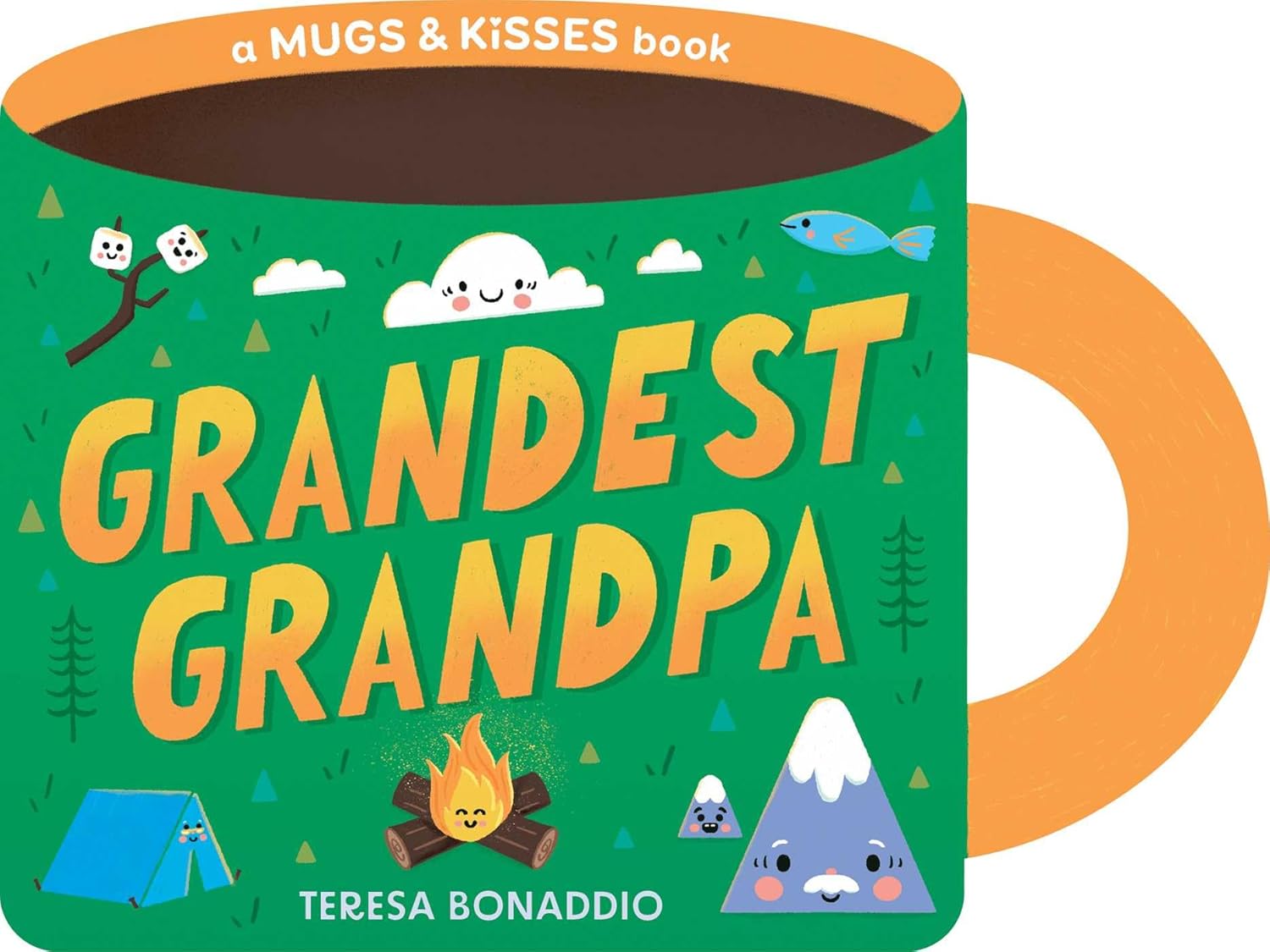 Greatest Grandpa - A Mugs & Kisses Shaped Board Book