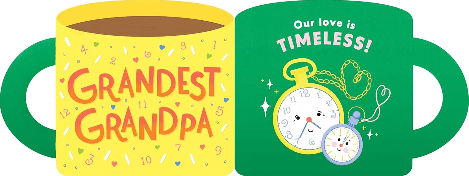 Greatest Grandpa - A Mugs & Kisses Shaped Board Book