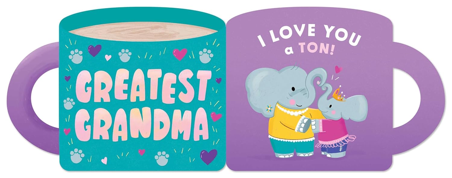 Greatest Grandma - A Mugs & Kisses Shaped Board Book